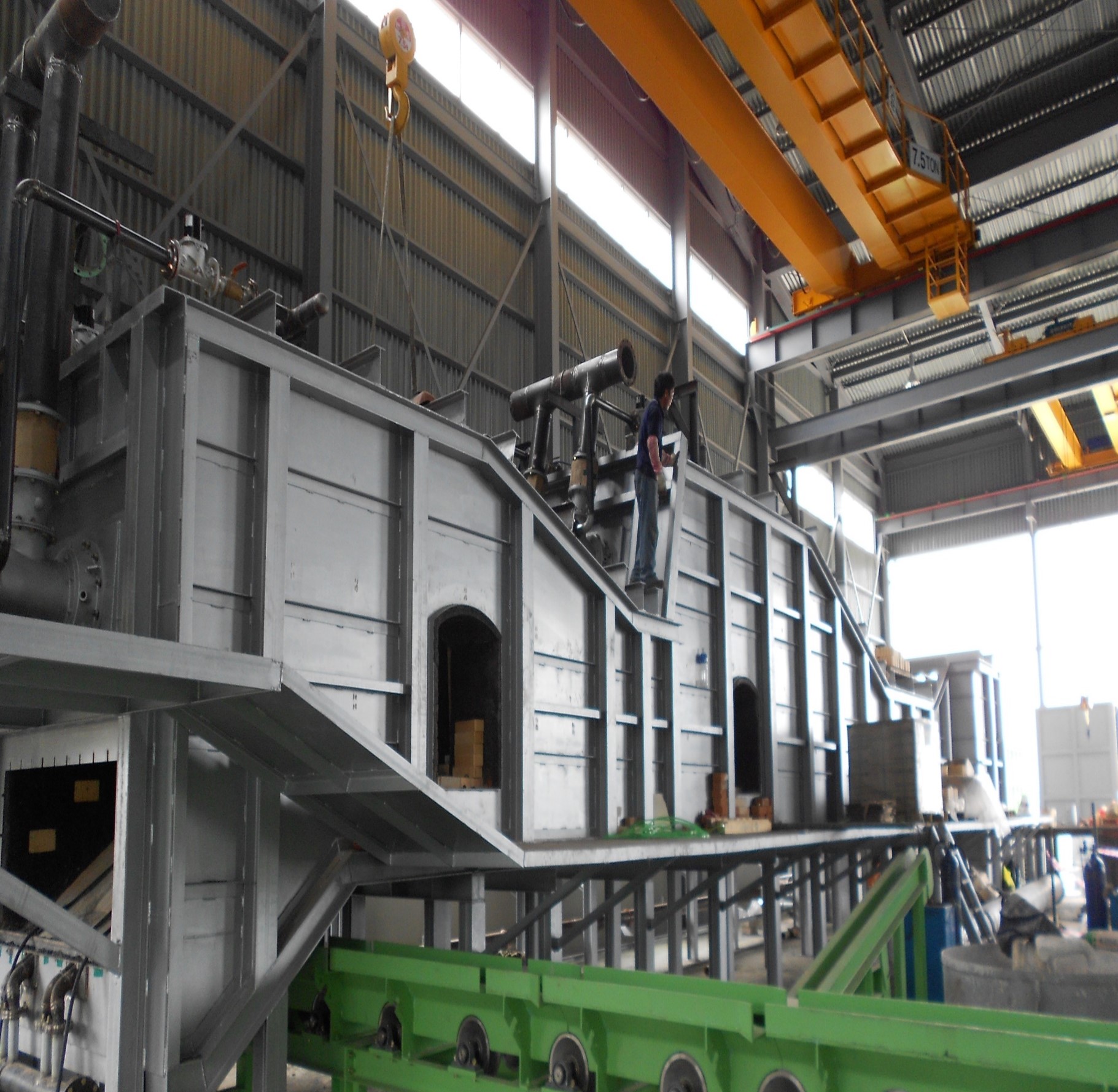 압연가열로 시공 사진 1